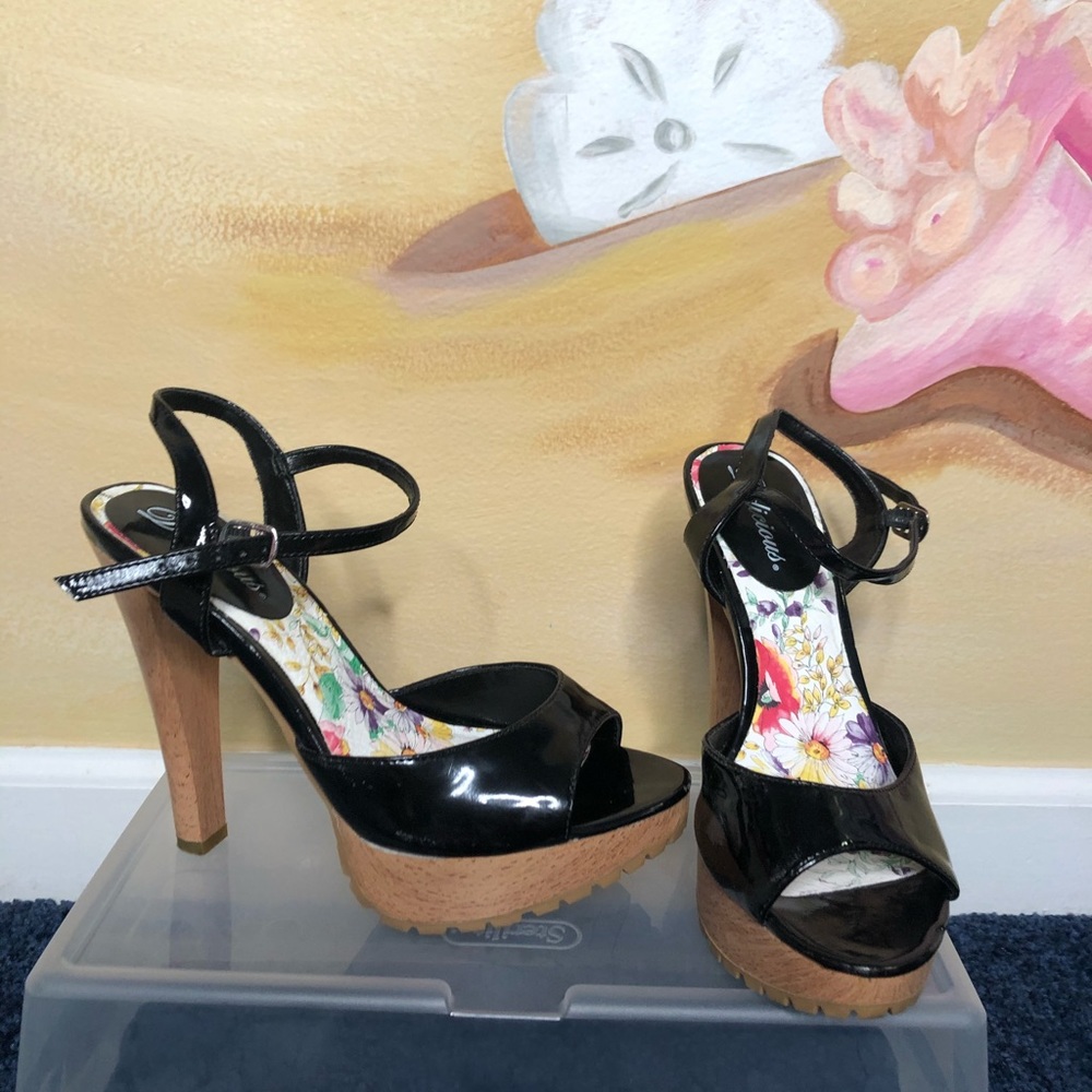 black heels